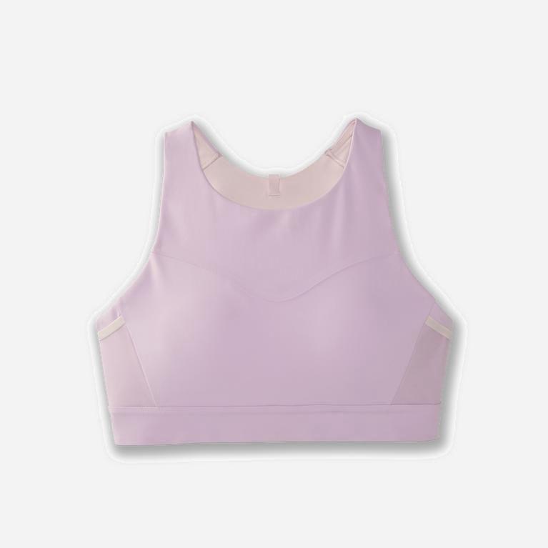 Brooks Drive 3 Pocket Womens Running Bra Ireland Orchid Haze Purple/Rosewater (ONAQ-61293)